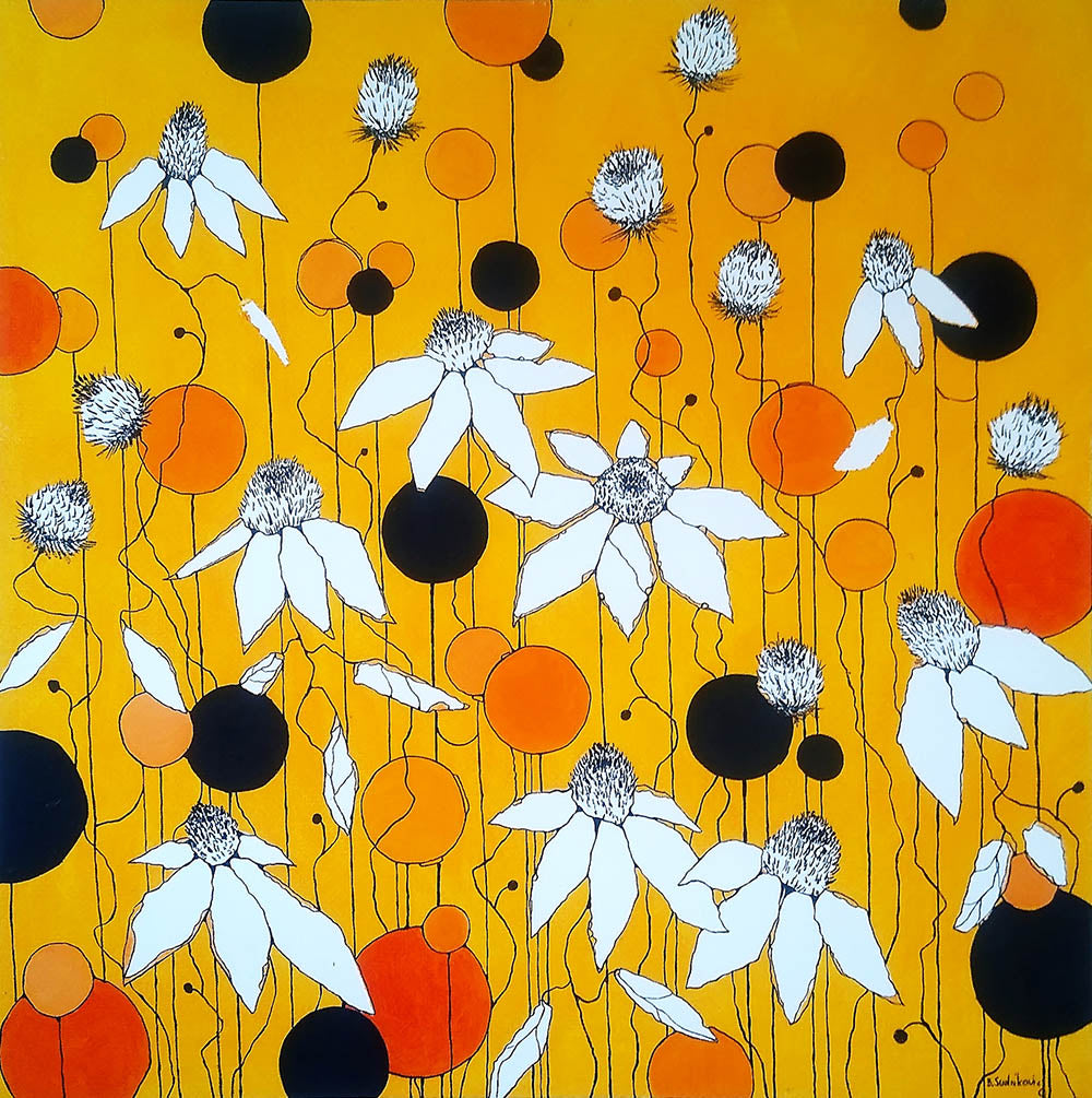 Ornament - in orange