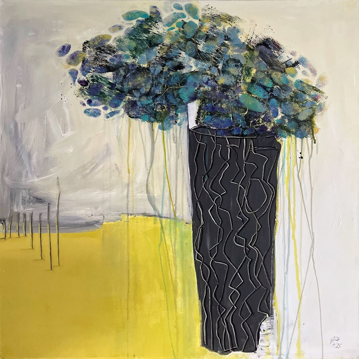 Blue Bouquet of flowers