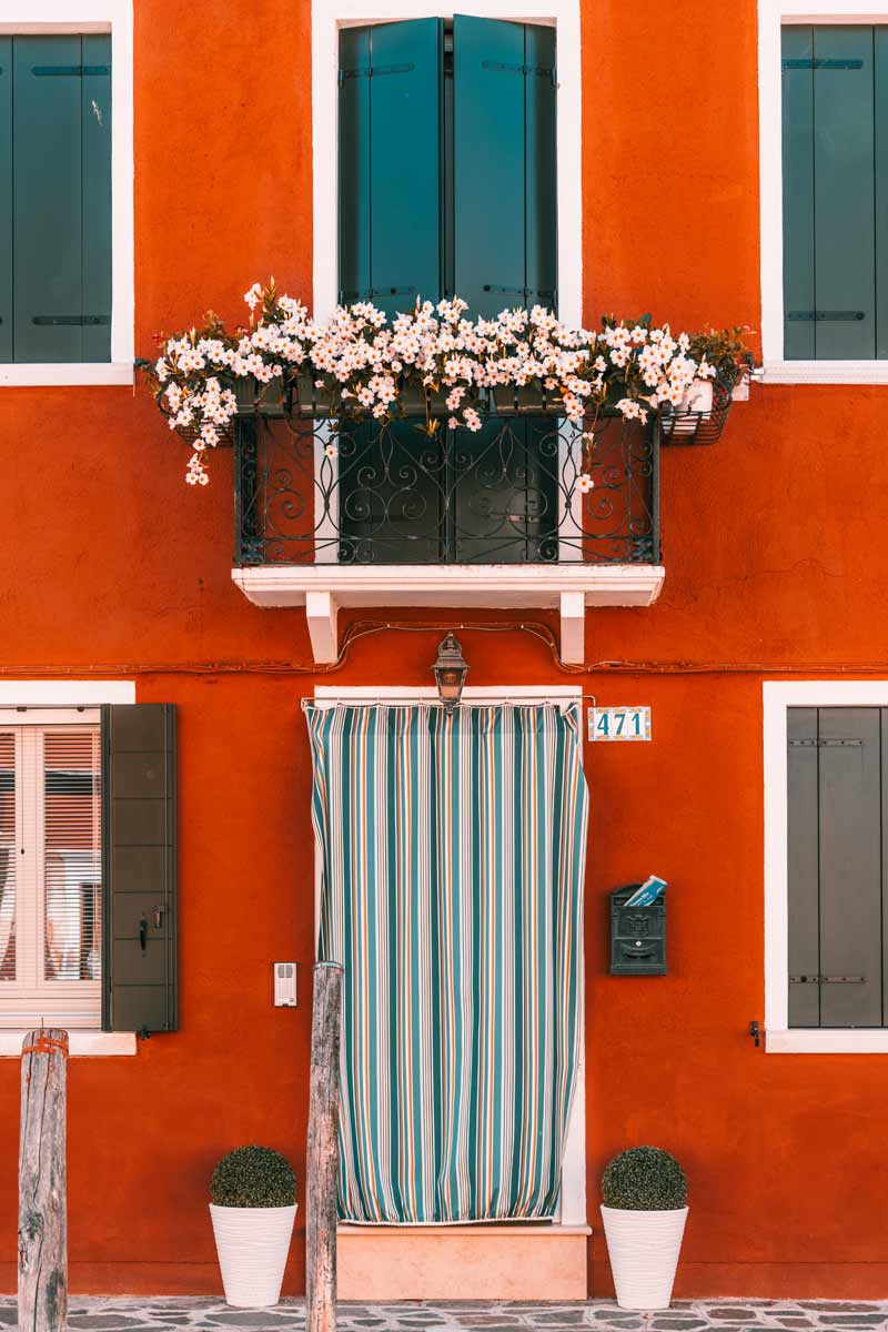 Terakota - Burano, Wenecja, Włochy